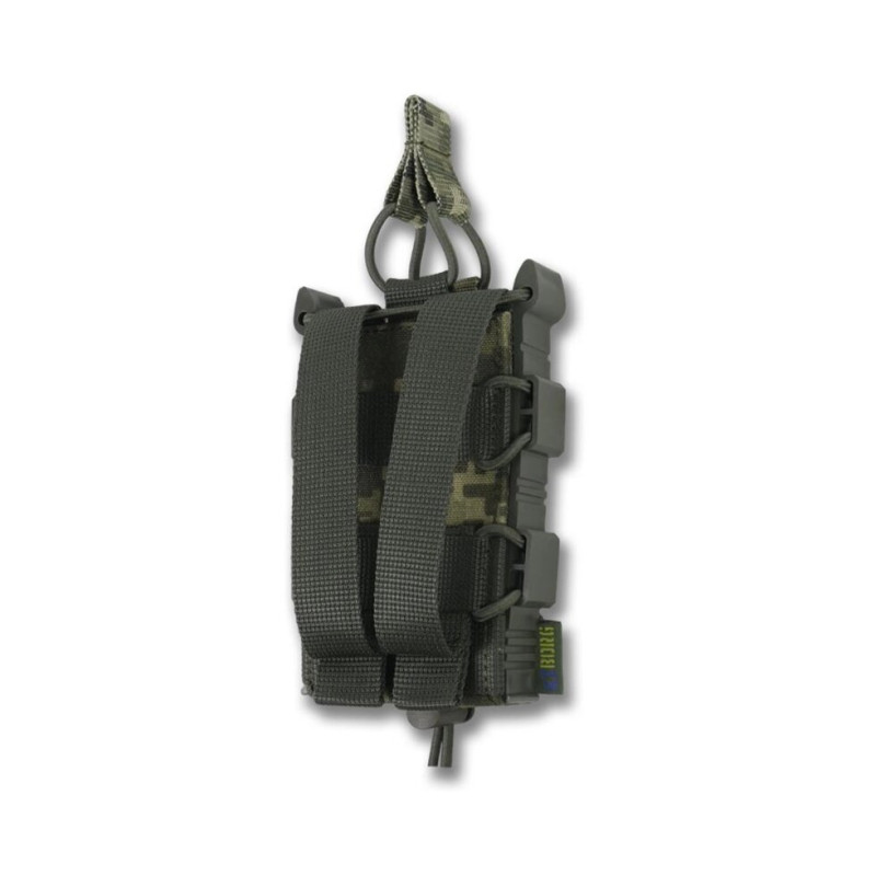 Жорсткий посилений тактичний підсумок Kiborg GU Single Mag Pouch Pixel