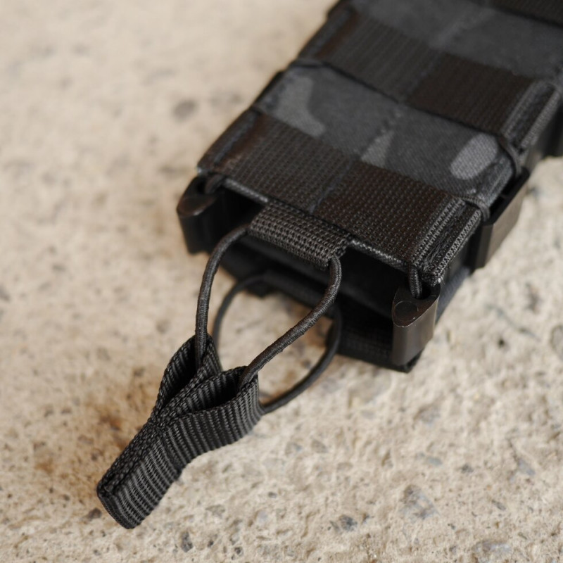 Жорсткий посилений тактичний підсумок Kiborg GU Single Mag Pouch Dark Multicam