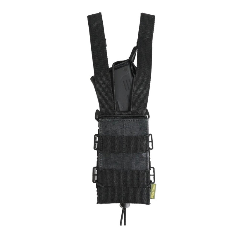 Жорсткий посилений тактичний підсумок Kiborg GU Single Mag Pouch Dark Multicam