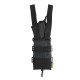 Жорсткий посилений тактичний підсумок Kiborg GU Single Mag Pouch Dark Multicam