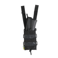 Жорсткий посилений тактичний підсумок Kiborg GU Single Mag Pouch Dark Multicam
