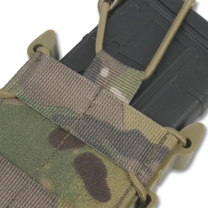 Жорсткий посилений тактичний підсумок Kiborg GU Single Mag Pouch Multicam