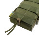 Жорсткий посилений тактичний підсумок Kiborg GU Single Mag Pouch Khaki