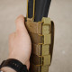 Жорсткий посилений тактичний підсумок Kiborg GU Single Mag Pouch Coyote