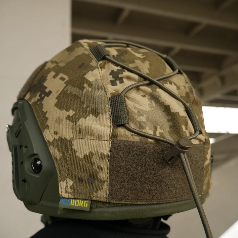 Кавер на шолом Kiborg FAST-1 cordura pixel MM-14.
