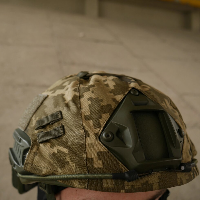 Кавер на шолом Kiborg FAST-1 cordura pixel MM-14.
