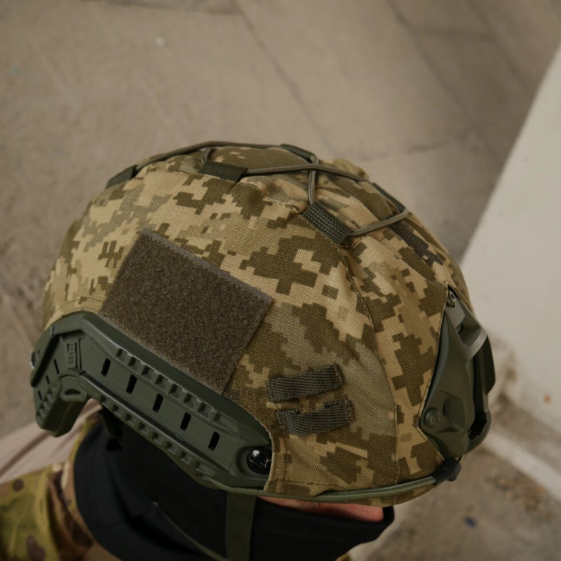 Кавер на шолом Kiborg FAST-1 cordura pixel MM-14.