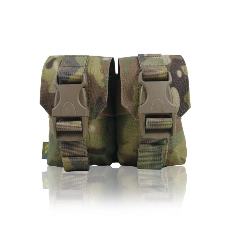 Тактичний підсумок під 2 гранати KIBORG GU Double Mag Pouch Multicam