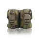 Тактичний підсумок під 2 гранати KIBORG GU Double Mag Pouch Multicam