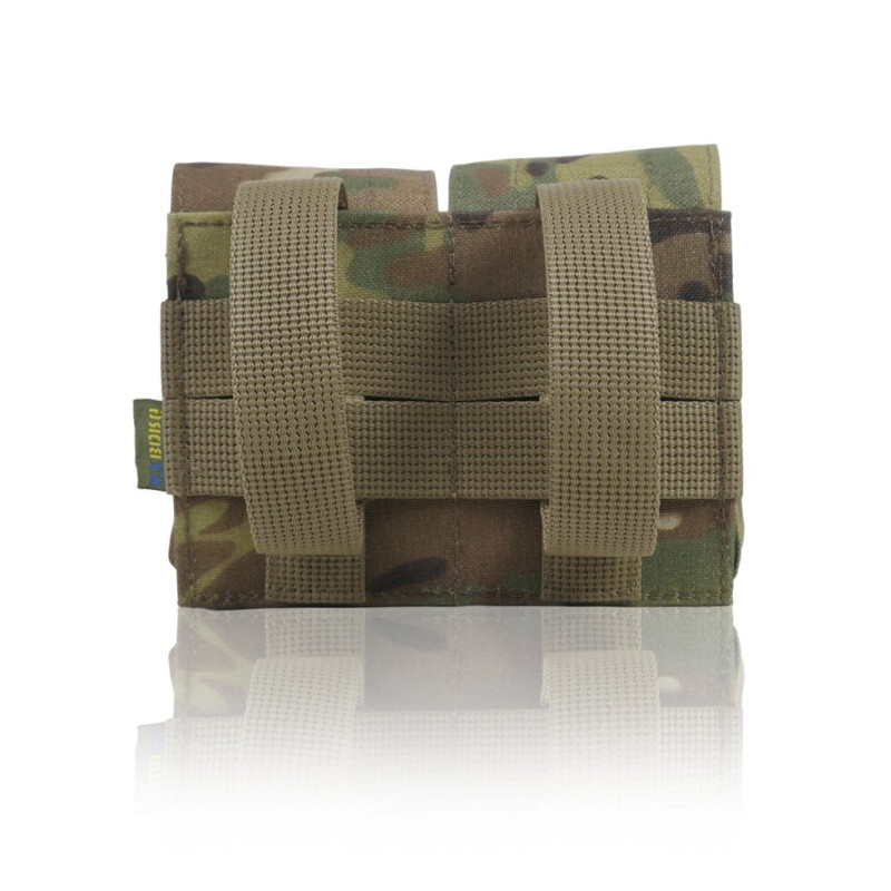 Тактичний підсумок під 2 гранати KIBORG GU Double Mag Pouch Multicam