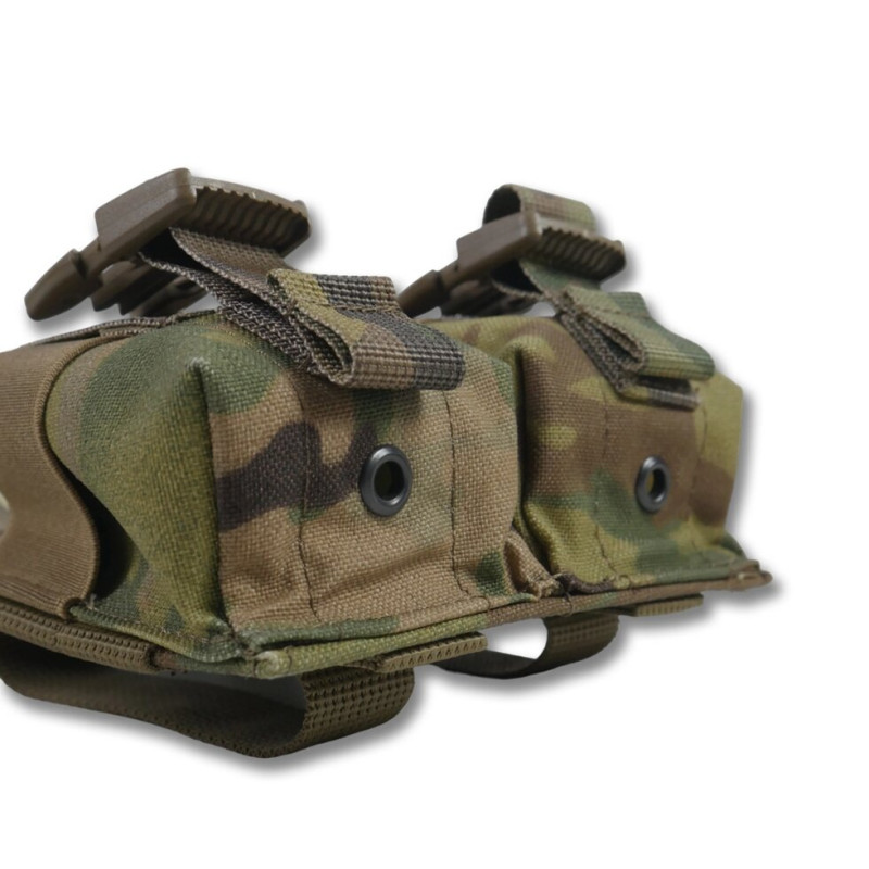 Тактичний підсумок під 2 гранати KIBORG GU Double Mag Pouch Multicam