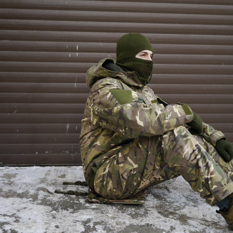 Килимок для сидіння одинарний, п'ятиточка односекційна Kiborg П-1 Оксфорд Мультикам