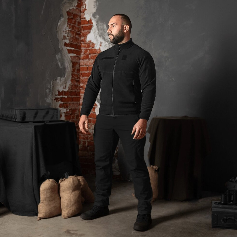 Флісова кофта Paladin Himatec 100 Чорна, 3XL
