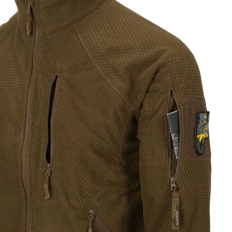 Флісова кофта Helikon Alpha Tactical Coyote S