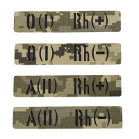 Патч/Липучка LC Група крові Twill Піксель (8608), 1+