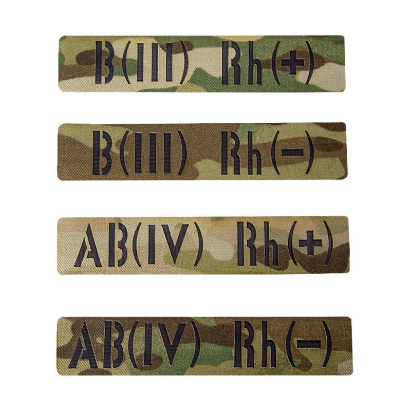 Патч/Липучка LC Група крові Twill MC, 1+