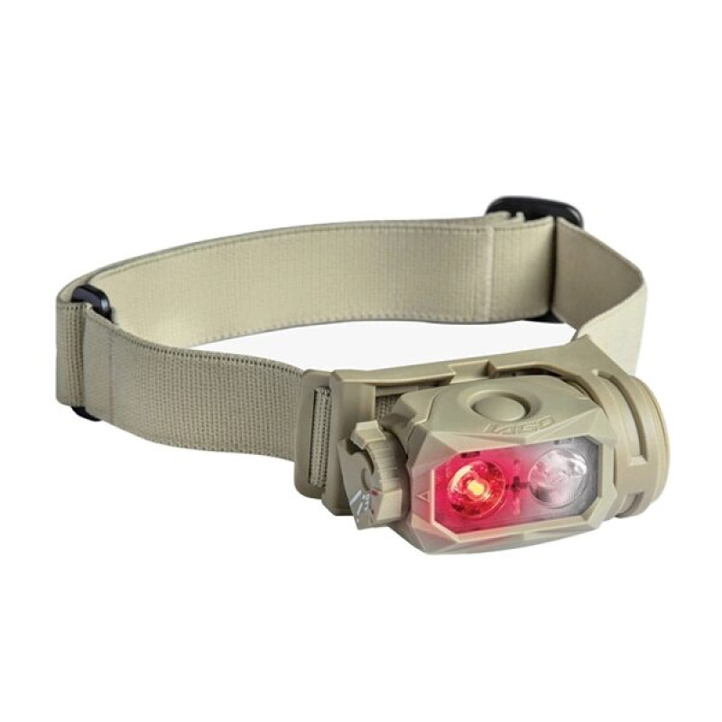 Ліхтарик налобний Lampe frontale LAGO DIABLO (RED + WHITE)/D230A