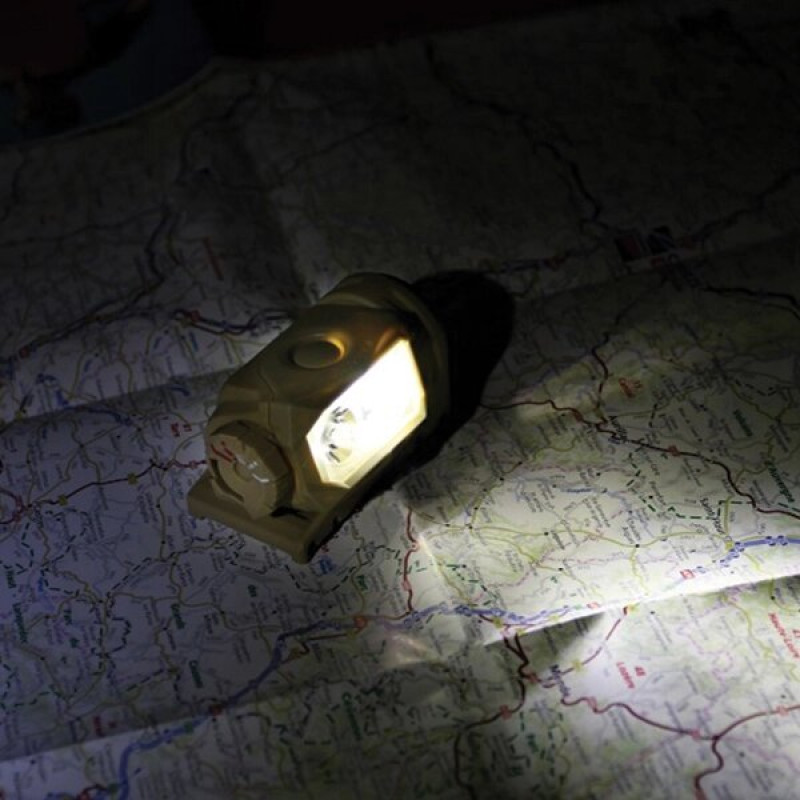 Ліхтарик налобний Lampe frontale LAGO DIABLO (RED + WHITE)/D230A