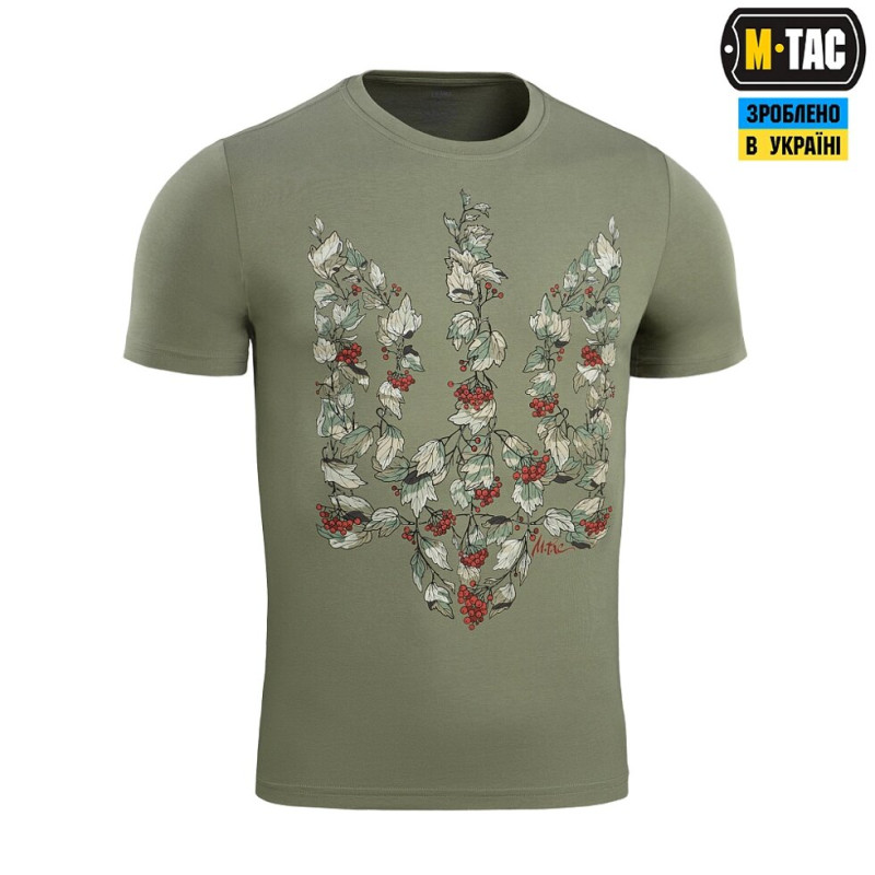 M-Tac футболка Тризуб калина camo S оливковий