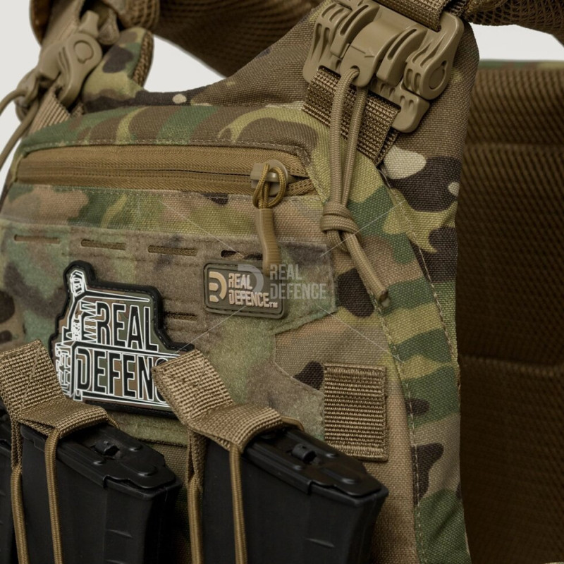 Плитоноска Real Defence Skillet MAX GEN. 4 (M) із бічними кишенями (М) під балістичні пакети (Мультикам)