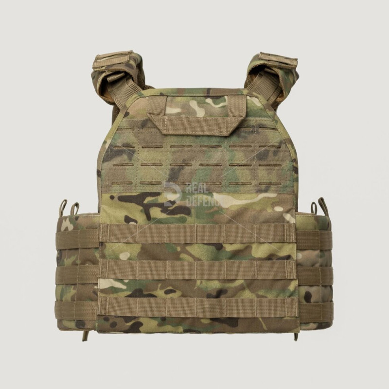Плитоноска Real Defence Skillet MAX GEN. 4 (M) із бічними кишенями (М) під балістичні пакети (Мультикам)