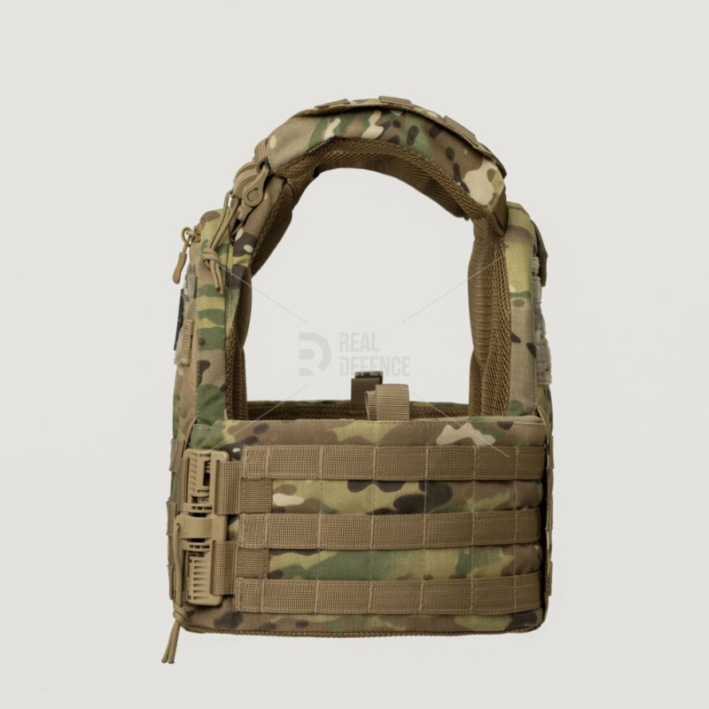 Плитоноска Real Defence Skillet MAX GEN. 4 (M) із бічними кишенями (М) під балістичні пакети Койот L