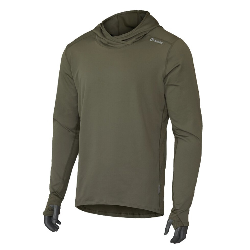 Лонгслів Chiton Hood CoolPass Олива (5784), S