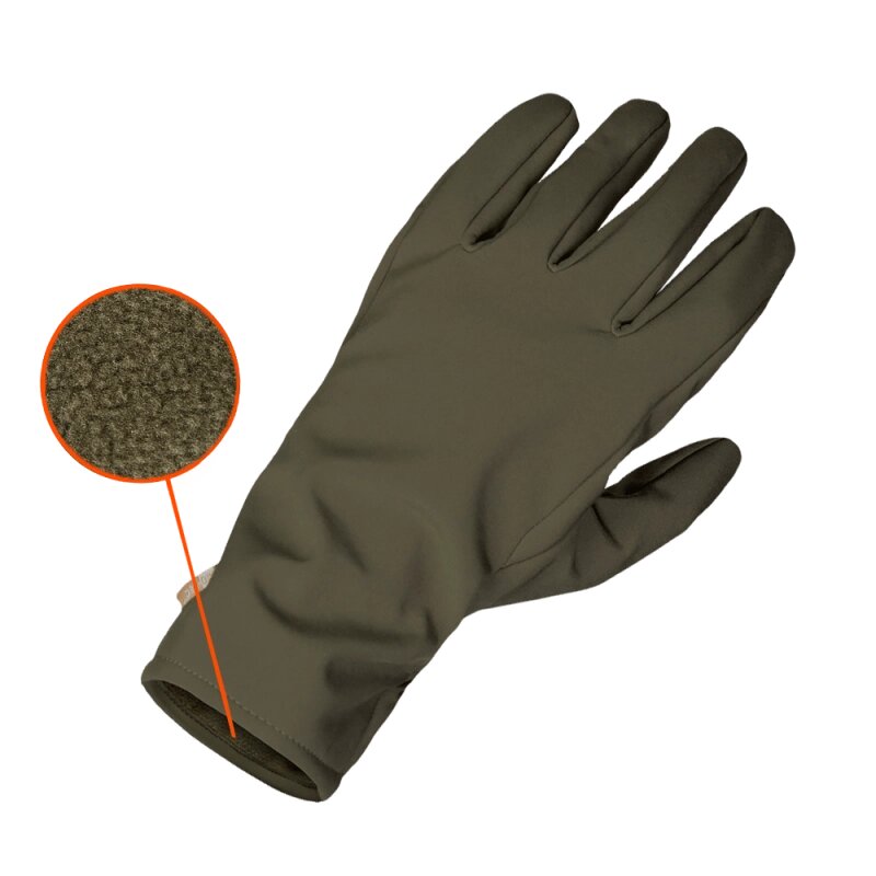 Зимові рукавички SoftShell 2.0 Olive (5877), M