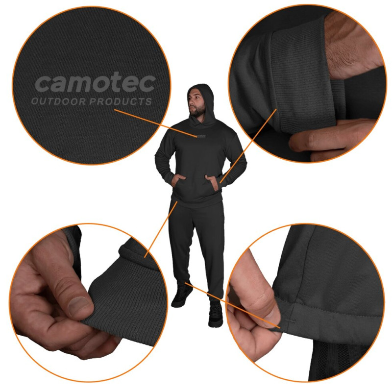 Спортивний костюм Basic Hood 2.0 Cotton Чорний (7435), M
