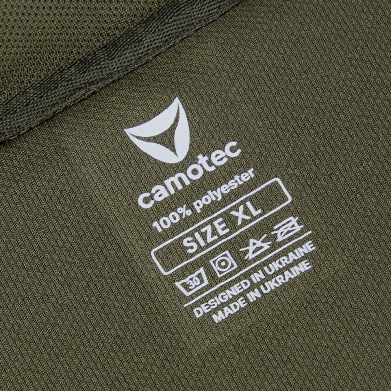 Поло CM Army ID Long CoolPass Pique Олива (7368), XXXL