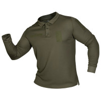 Поло CM Army ID Long CoolPass Pique Олива (7368), XL