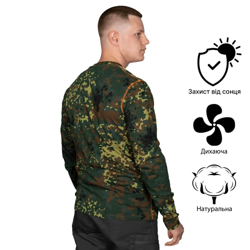 Лонгслів Basic 2.0 Cotton Flecktarn (2365), S