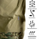 Футболка Pani Totem Logo V-neck Tan (8285), M