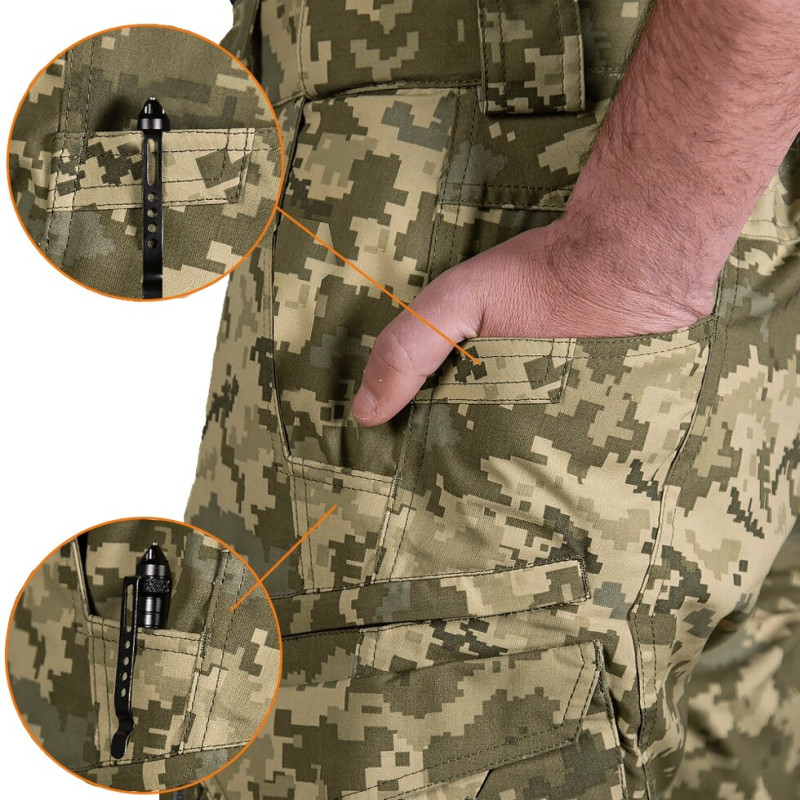 Штани Герць Poplin Піксель (8254), S-Long