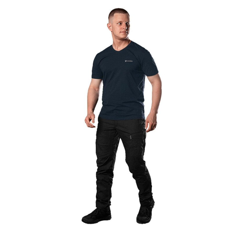 Футболка Totem V-neck Темно-синя (8282), XXXL