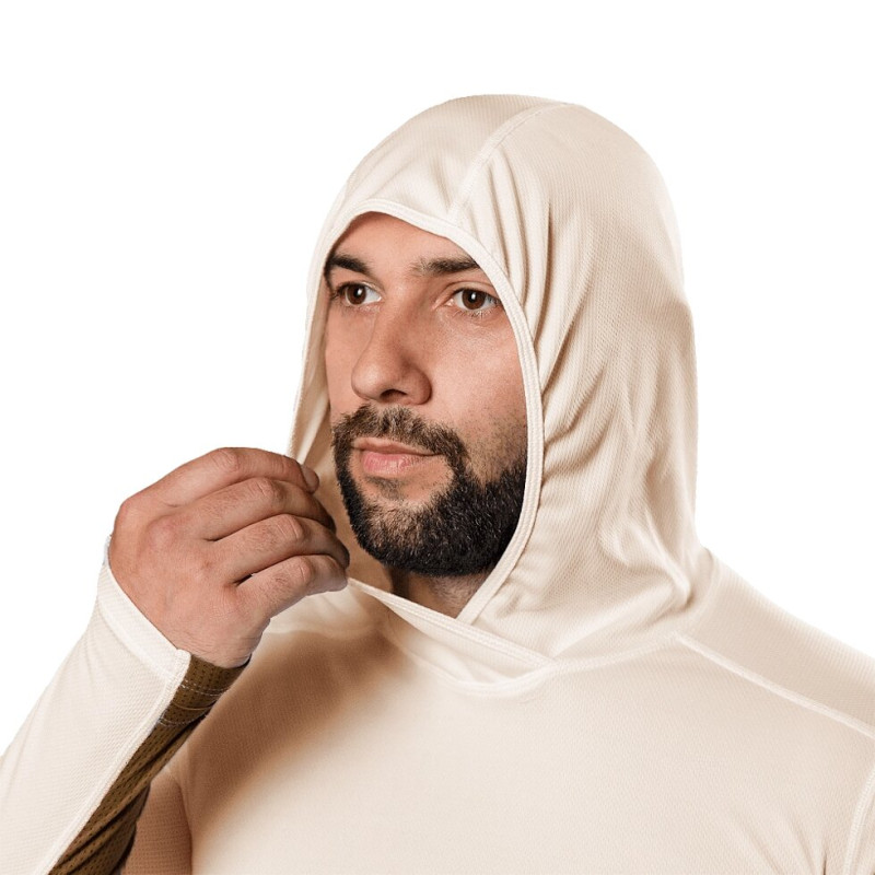 Лонгслів Chiton Air Hood Кремовий (8062), XXL