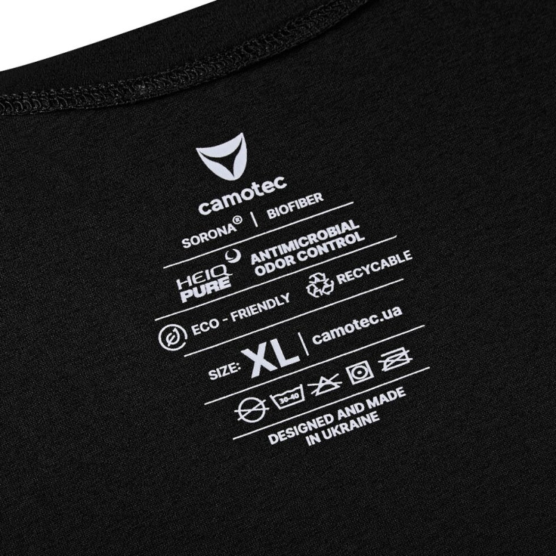 Футболка Totem V-neck Чорна (8283), XL