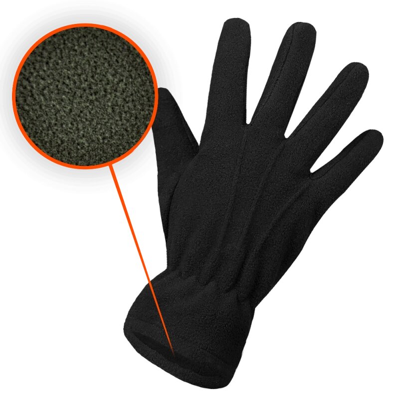 Зимові рукавички Universal Black (1052)