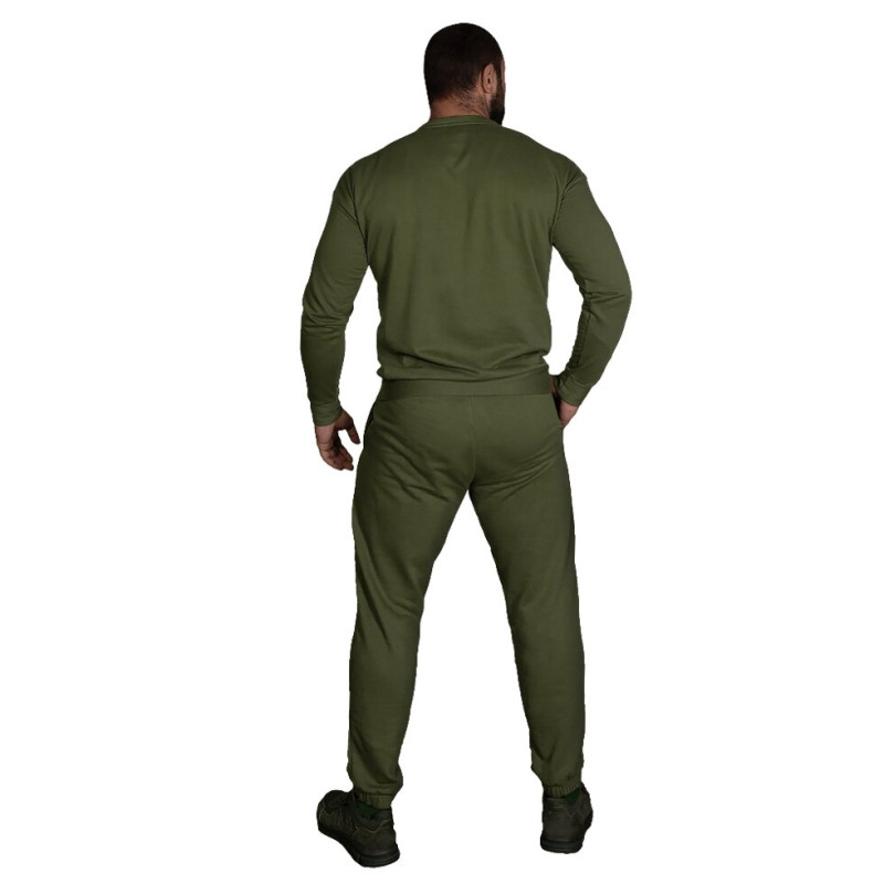 Спортивний костюм Basic Cotton Олива (7382), XXL