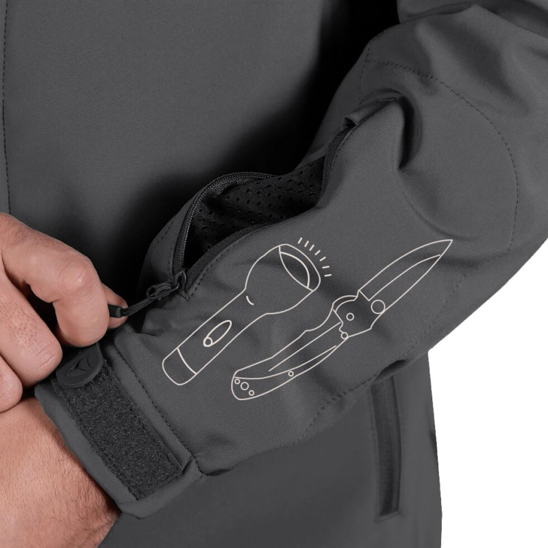 Куртка Rubicon SoftShell Графіт (7494), XL