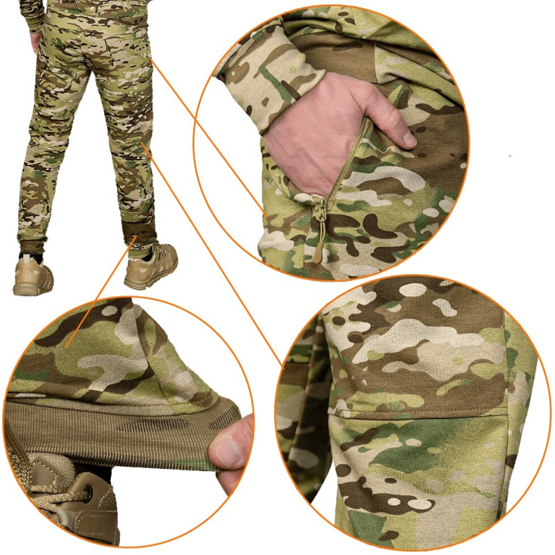 Спортивний костюм Basic Zip Multicam (7982), XXXL