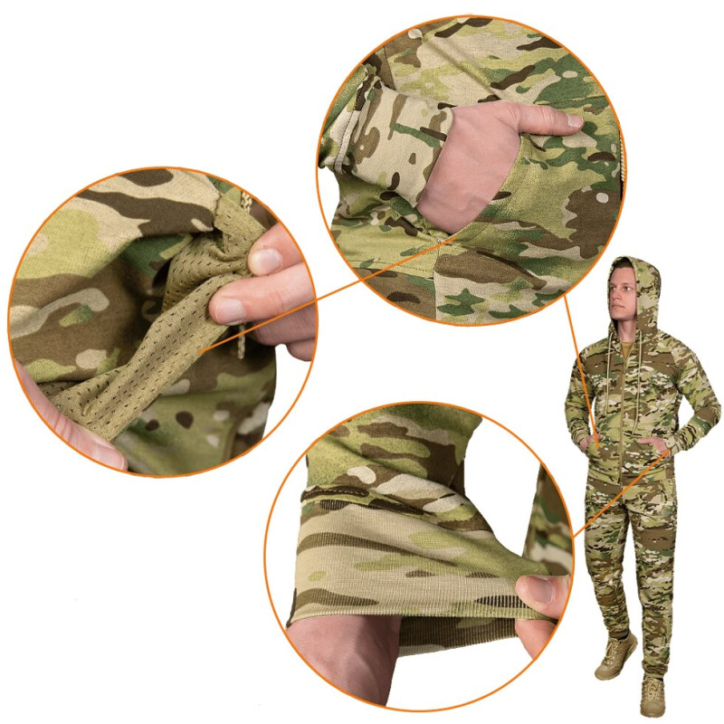Спортивний костюм Basic Zip Multicam (7982), XXL