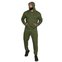Спортивний костюм Basic Hood Cotton Олива (7383), XXXL