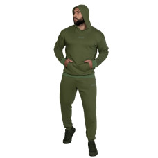 Спортивний костюм Basic Hood Cotton Олива (7383), XL