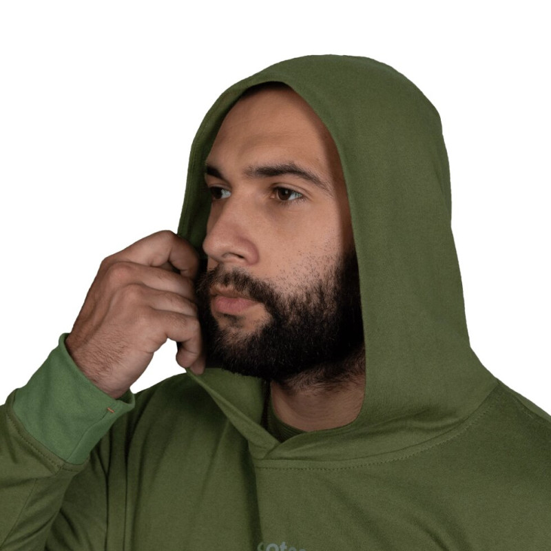 Спортивний костюм Basic Hood Cotton Олива (7383), S