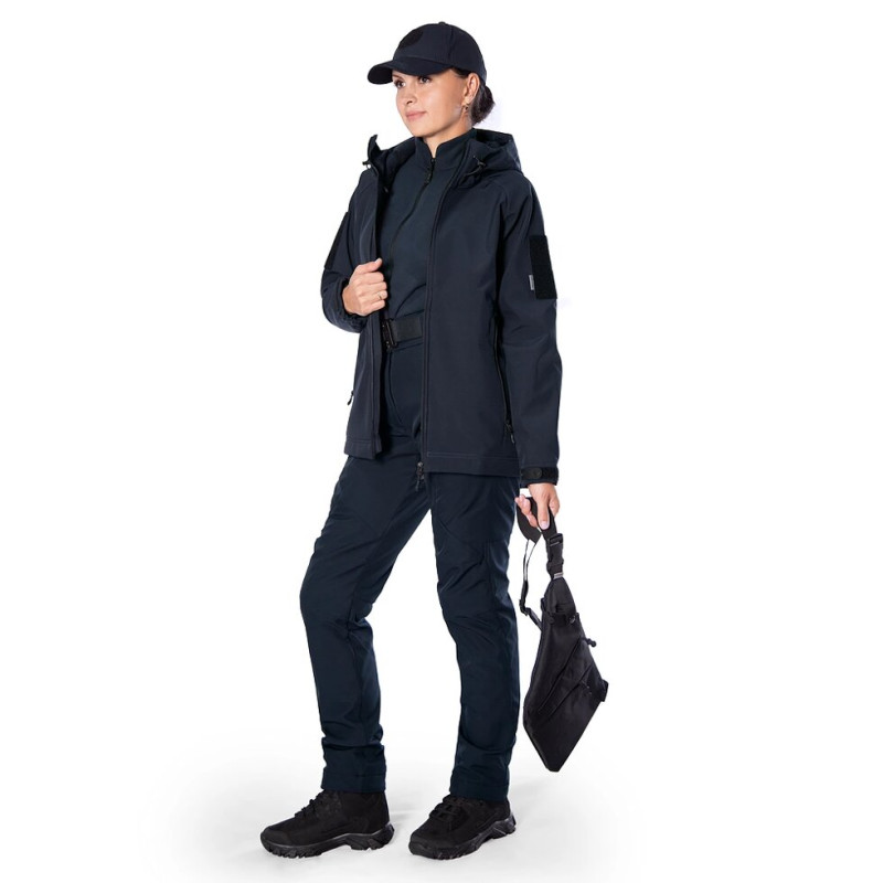 Жіноча куртка Stalker SoftShell Темно-синя (7443), XS