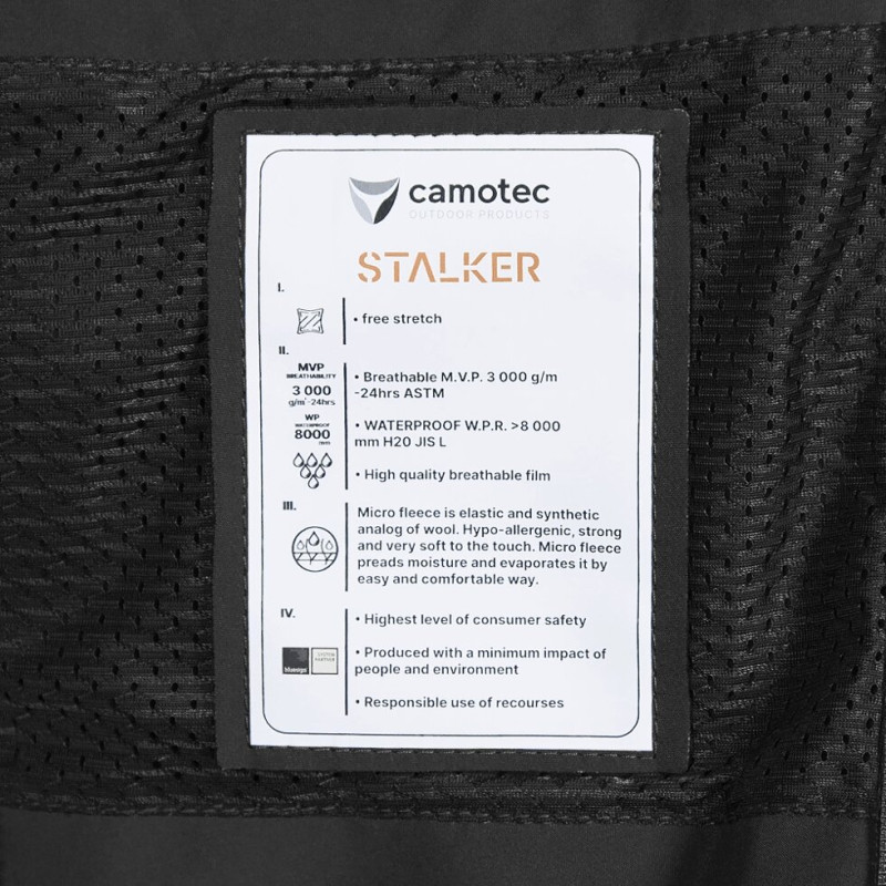 Жіноча куртка Stalker SoftShell Чорна (7442), S