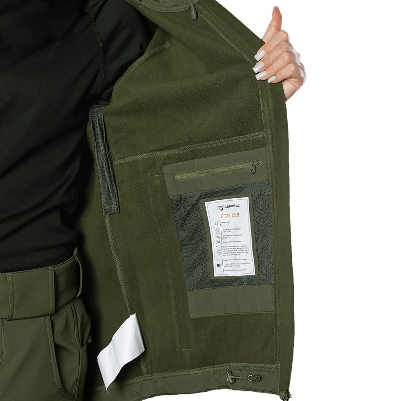 Жіноча куртка Stalker SoftShell Олива (7441), S
