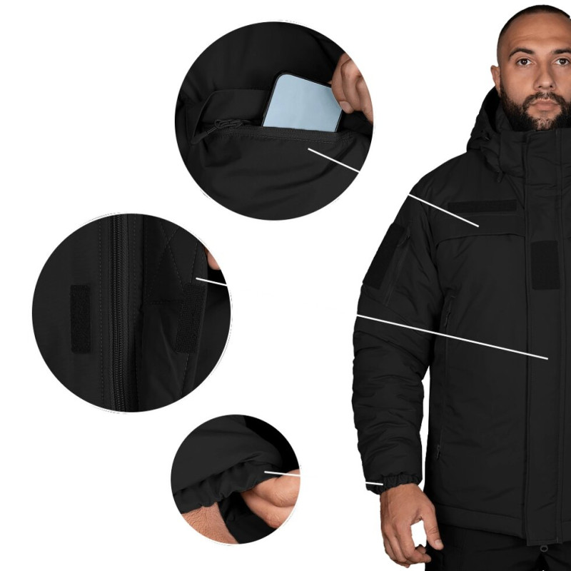 Куртка Patrol System 4.0 RainWall Чорна (8301), S