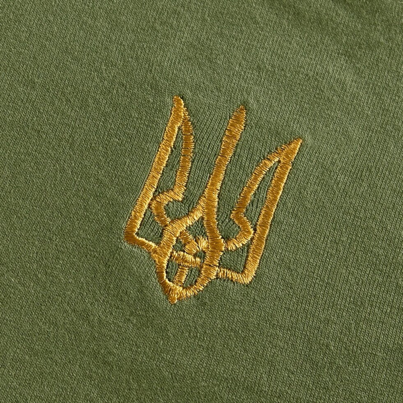 Футболка Modal Зелена (золотий тризуб) (7200), XXXL